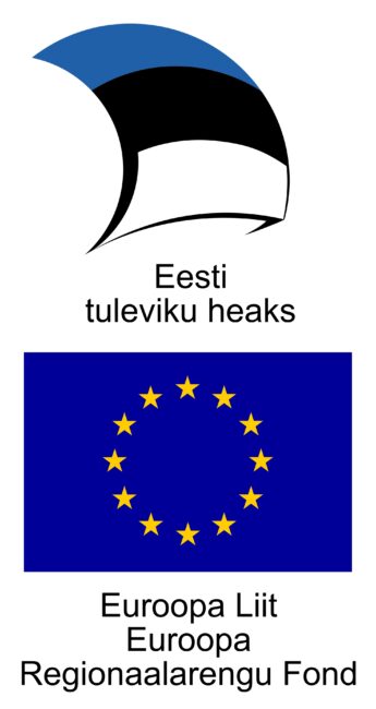 Eesti tuleviku heaks logopilt ja Euroopa Liit Euroopa Regionaalarengu Fond logopilt